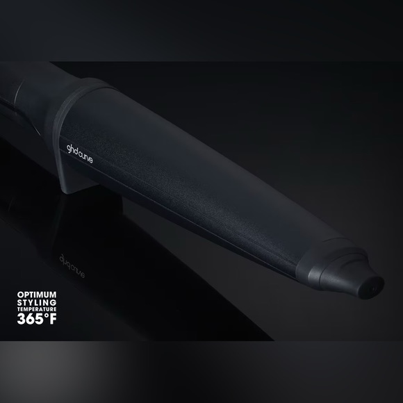 GHD Creative Curl Tapered Curl Curling Curler Wand Iron Black Silver Glove - Picture 14 of 17